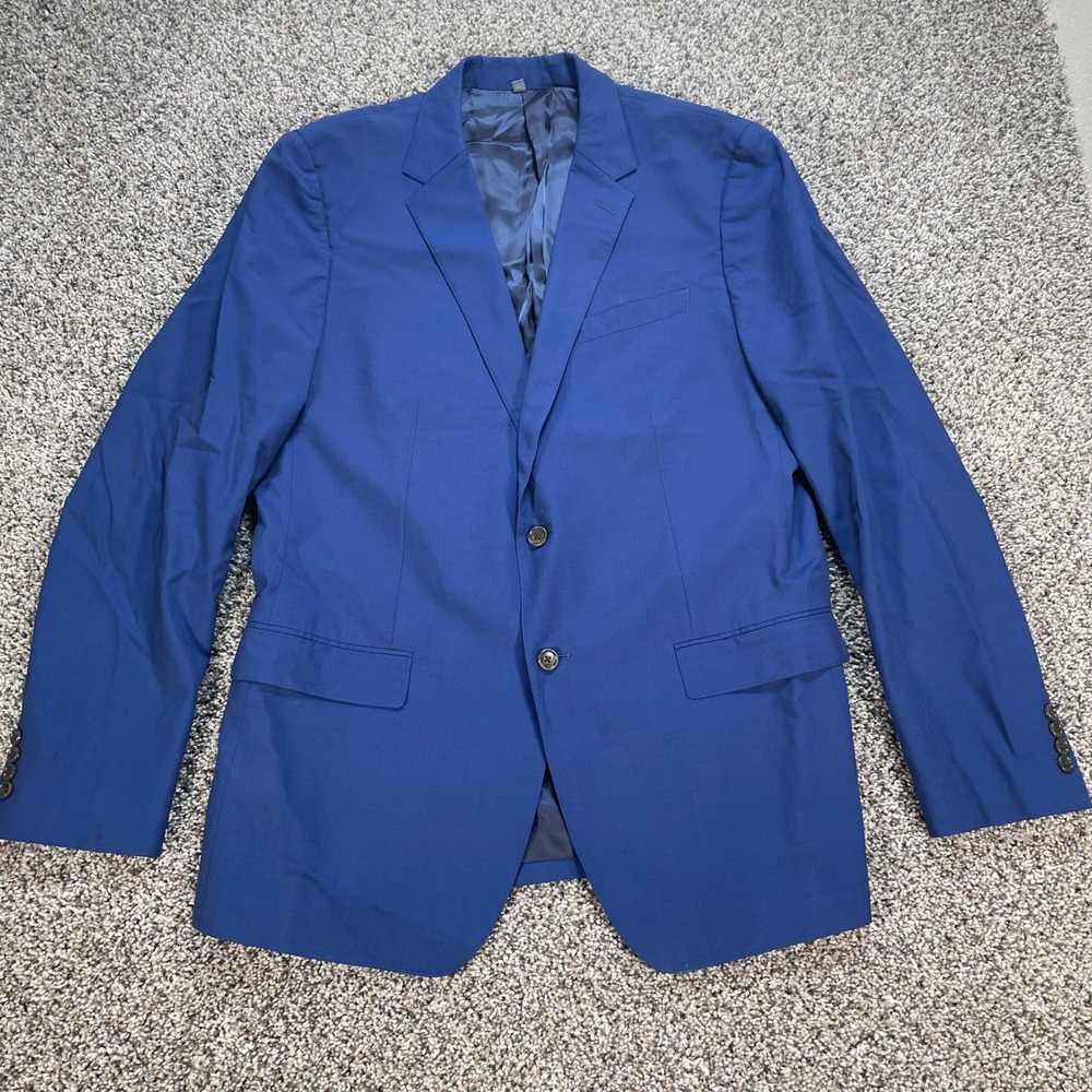 Bonobos Jetsetter 46L Blazer Blue Marzotto Italian Wool Standard Fit 9169420